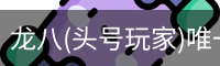 龙八(头号玩家)唯一官方网站